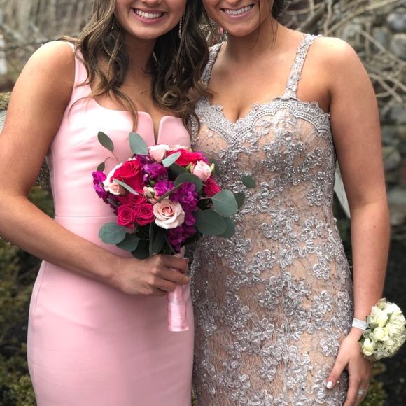 Jovani Gown with Lace Overlay - Picture 7 of 8